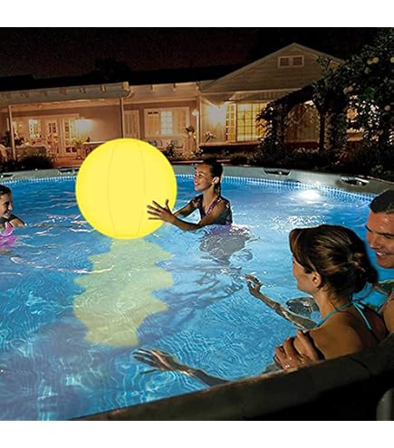 Luci Galleggianti Per Piscina LED - 6 Sfere RGB IP68, Telecomando, 8 Cm, Per Feste E Giardino