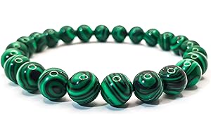 SPILLOX Bracciale Uomo Donna Elastico Da Vere Pietre Preziose Naturali Di 8mm Reiki Idea Regalo Di Natale Originale Diffusore Di Energia Guarigione Equilibrio