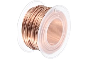 QUARKZMAN 10 m mjuk koppartråd 14 gauge, 99,9 % ren kopparspole (1,6 mm) fast tråd för elektrokultur gör-det-själv trädgårdsd