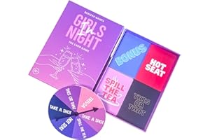 BERSERK GAMES Girls Night In - The Drinking Card Game | Party Game | Adult Games For Parties, Hen Do's, Bachelorette Party, Students, Games nights. 4in1 Games | Gifts For Her | Birthday Present | Board Game |