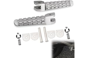 Hokuotolite Estriberas/reposapiés del pasajero, clavijas de soporte traseras para Ducati SuperSport, Scrambler, Multistrada 1100, Monster 797, 796, 795, 696, 659, 1100 S (, Hypermotard 950, 796, 698