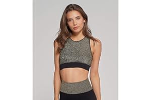 HEART and SOUL Top Circle Scratched Elements-Seamless, Bra Donna