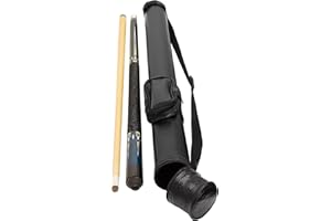 GAMES PLANET Billardqueue, 2-teilig, Länge 146 cm inkl. Köcher