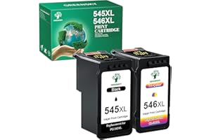 GREENSKY Compatibile Cartucce d'inchiostro Sostituzione per Cartucce Canon 545 546 XL per Canon Pixma MG2550 MG2550S TR4550 TS3150 TS3151 MX495 MG3050 MG3051 MG2950 iP2850 TS3350(1 Nero, 1 Tri-Colore)