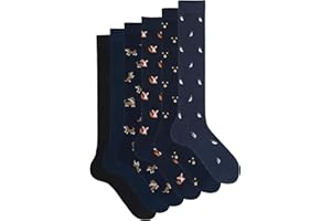 Ciocca Calze Uomo Lunghe Fantasia, Caldo Cotone Morbide e Confortevoli - 3/6/8 Paia