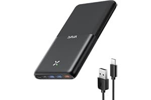 VRURC Batería Externa 30000mAh, USB C Power Bank Carga Rapida, 22.5W PD3.0 & QC3.0 USB C Cargador Portatil compacta con 3 Entrada & 3 Salida Compatible con iPhone Samsung Huawei etc