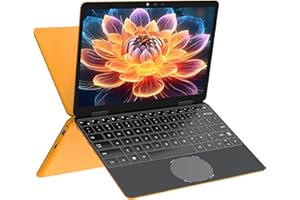 Amita 11" 2-in-1 Touchscreen Rosa Laptop, N100 Quad-Core Prozessor, 32GB RAM 1TB SSD, Gesichtserkennung, FHD IPS, 360° Klappbar (Gelb, 32GB RAM | 1TB SSD)