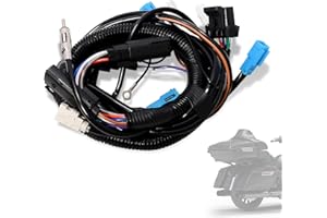 ONETK WOWTK Rear Trunk Tour Pack Wiring Harness Kit for Harley Touring Electra Glide Road King Street Glide Road Glide Models 2014-2024