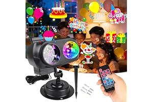 Holiday Projector Lights, Xndryan 96 Patterns 10 Ocean Waves LED Projector Light Waterproof Garden Projection Light for Birthday, St.Patrick's Day, Valentine's Day, Easter, Halloween