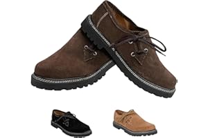 German Wear Trachtenschuhe Haferlschuhe Herren Lederschuhe Braun, Schwarz & Kastanienbraun