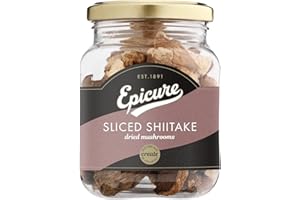 Epicure Sliced Shiitake Dried Mushrooms, 30 g (Pack of 1)