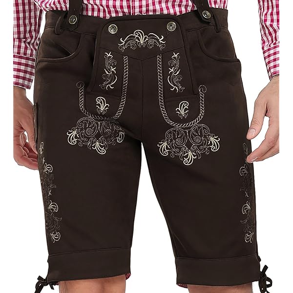 COOFANDY Klederdrachthemd voor heren, lange mouwen, geruit Oktoberfest, regular fit, geruit hemd, vrijetijdshemd, plaid, shirt, feesthemd, bovenstuk, rood, 3XL