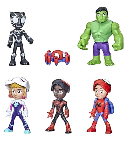 Hasbro Veicolo Spidey Con Luci - Giocattolo Multicolore Per Bambini, Modo Sdos, Fantastici Effetti Luminosi