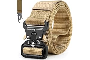 Bansga Cinturón Táctico de los Hombres Estilo Militar con Nosotros Cinturón de Nylon de Alta Resistencia Para el Entrenamiento de Caza Ejército Que se Ejecuta