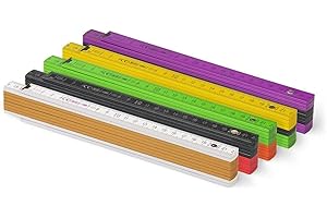 M METRIE Metrie™ BL52 Zollstock | Gliedermaßstab | Maßstab - 2m - 5 stück