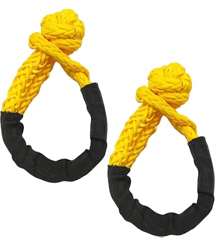 Corde De Remorquage Synthétique JNNJ | 17 Tonnes | UHMWPE | Pour 4x4, SUV, Camion | 56cm