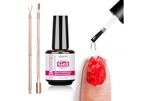 MAGIC ARMOR Gel Nagellackentferner 15ml – Schneller magischer Entferner für Nägel, schneller Gel-Entferner für Nägel, kein Einweichen, kein Wickeln, einfaches Entfernen in 3–5 Minuten mit Nagelhautschieber Set