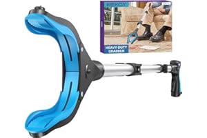 ‎KEKOY KEKOY Greifer für Senioren Testsieger 110cm Robuste Aluminium, Müllzange Greifzange Profi, Extra Langer Greifarm, Faltbare Greifer für Menschen mit Magnetspitzen(Eisblau)