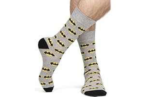 soxo DC Comics The Batman Superman Calcetines Hombre Divertidos Algodon Colores 40-45 1-3 Pares