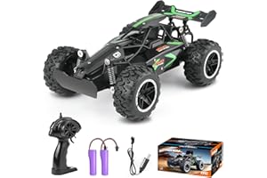 Yabtf G03063R zdalnie sterowany samochód, 2,4 GHz RC Buggy, 1:18 20 km/h, 40 m pilot zdalnego sterowania, samochód zabawkowy Offroad, wielokrotnego ładowania, 2WD RC Car dla dzieci od 6 lat