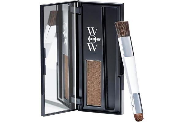 Color Wow närmast puder root cover up, hårfärg för maskering från hårfästet, vattentätt hårpuder kvinnor för perfekt finish, ljusbrun, 2,1 g