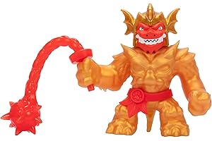 Heroes of Goo Jit Zu Stretch Strikers Deluxe Hero Pack Blazagon, Stretchy Action Figure with 20+ Awesome Battle Sounds