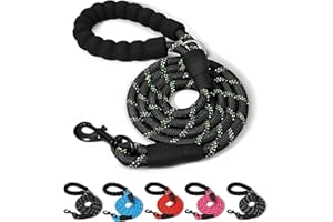 ARTISTRY ITALIAN ARTISTRY 5 FT Dog Lead for Large, Medium and Small Dogs | 150 cm Highly Reflective Dog Leash with Comfortable handle | Multi Colors Soft Padded Dog Leads Perfect for Indoor & Outdoor Use