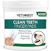 Vets Best 50-Piece Teeth Cleaning Finger Pad for Dogs