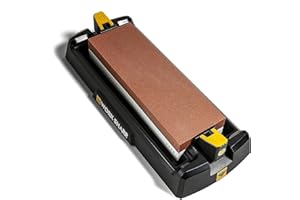 Pierre à aiguiser les couteaux WORK SHARP - WSBCHWHT-I Pierre à aiguiser les couteaux à diamant - La meilleure pierre à aiguiser de table pour les couteaux au monde