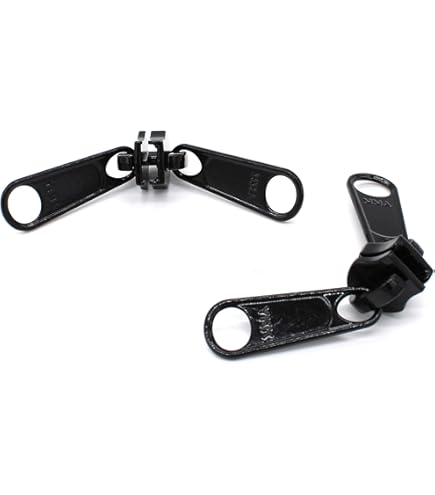 YKK Vislon #10 White Double Pull Zipper Sliders - Heavy Duty Set Of 2 For Boat Canvas & Tents 5 thumbnail image