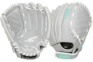 Rawlings Guante de Softball para niña Sure Catch Youth | Tallas 10"-12.5" | Guantes de Estilo múltiple