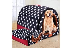 DG Catiee Cuccia per Cani Extra Large, Rifugio di Lusso per Cani di Taglia Grande, XL, Grande Rifugio per Cani Casa Letto per Gatti Grotta per Animali Domestici per Cani di Taglia Grande e Media