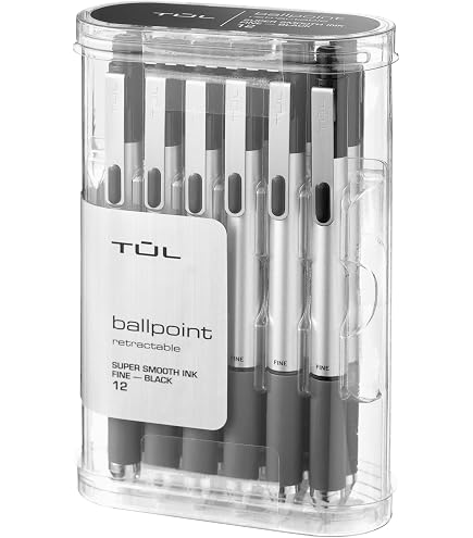 TUL Retractable Gel Pens, 0.7mm, Assorted Bright Colors, Pack Of 8 - Smooth Writing Office & School Pens - View #3