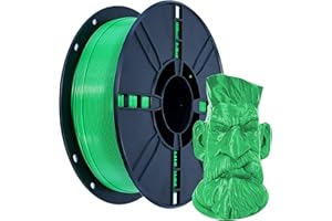 iBOSS PLA+filament 1.75mm, filament drukarki 3D PLA Plus, dokładność wymiarowa+/-0.02mm, szpula 1KG filament drukarki 3D,zielony