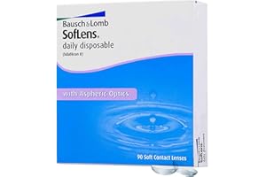 ‎BAUSCH + LOMB Bausch + Lomb SofLens daily disposable Tageslinsen, sphärische Kontaktlinsen, weich, 90 Stück BC 8.6 mm / DIA 14.2 / -1.75 Dioptrien