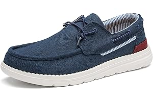 Bruno Marc Men's Slip-on Canvas Loafers Casual Boat Shoes