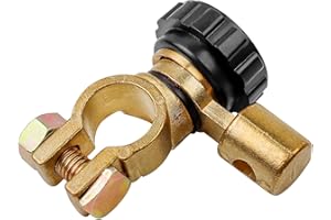 Batterie-Trennschalter - LNSYSNS 6V/12V Autobatterie-Schalter - Zinklegierung Polklemmen für 15-17 mm Batteriepole