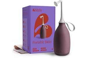 BIDETLITY Butt & Intimate Shower 3.0 – Travel Portable Bidet, Replaces Wet Wipes, Saves Paper, New Showerhead, Travel Bag, BPA-Free