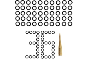 Ohne dir kann ich nicht bin Gummiringe Dart Set: 36 Gummiringe + Aufzieher Premium O Ringe Adapter Tool Werkzeug Applikator für alle Schäfte Dartpfeile Zubehör für Shafts mit 2BA Gewinde
