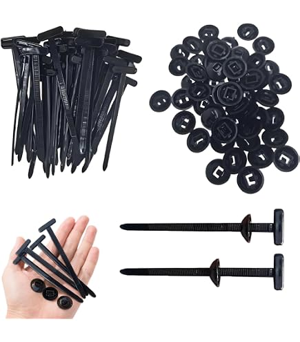 100 Bridas Universales De Nylon Para Coche – Resistentes A UV, Autoblocantes, Para Parachoques Y Reparaciones