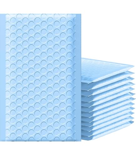 Purple S Pack Fuxury 4x8 Inch Purple S – 200 Pack Padded Envelopes With Self -Seal, Opaque Lining For Shipping Bubble Mailer