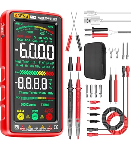 683 FullScreen Digitale Multimeter met TouchScreen, USB