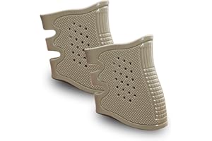 Sibo - Impugnatura Antiscivolo in Gomma (2 Pezzi) - Grip Ergonomico Universale per Softair - Accessorio Comfort per GBB AEG - Copertura per Manico Airsoft