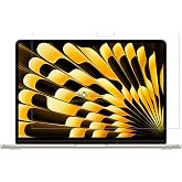 NovStrap MacBook Air 13.6 in&ccedil; ile Uyumlu Ekran Koruyucu Film Nano HD Şeffaf, Ultra İnce, M2 M3 M4 M5 (A2681 A3113 A3240 A3449