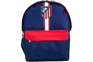 CYPBRANDS Atlético de Madrid Mochila Adaptable a Trolley, Unisex niños, Azul, Estandar