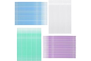 XIASHENG Set di 80 Pennelli per Vernice Auto,4 Colori Ritocco Vernice Auto Penna Ritocco Carrozzeria,Disponibili in 4 Diverse Misure,Tamponi di Vernice per Auto Pennello Riparazione di Danni,Pittura