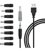 Cavetto Spiralato USB - DC Jack 5.5 x 2.1 mm