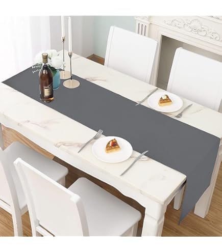 Runner Da Tavolo Bianco E Oro 20 Anni - Tessuto Non Tessuto 30 Cm X 5 M Per Decorazioni Compleanno E Feste