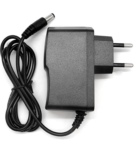 Alimentatore TOP CHARGEUR 9V 500mA – Adattatore AC-DC Con Spina UE, Cavo 120 Cm, Connettore 5.5x2.5 Mm, Centro Positivo