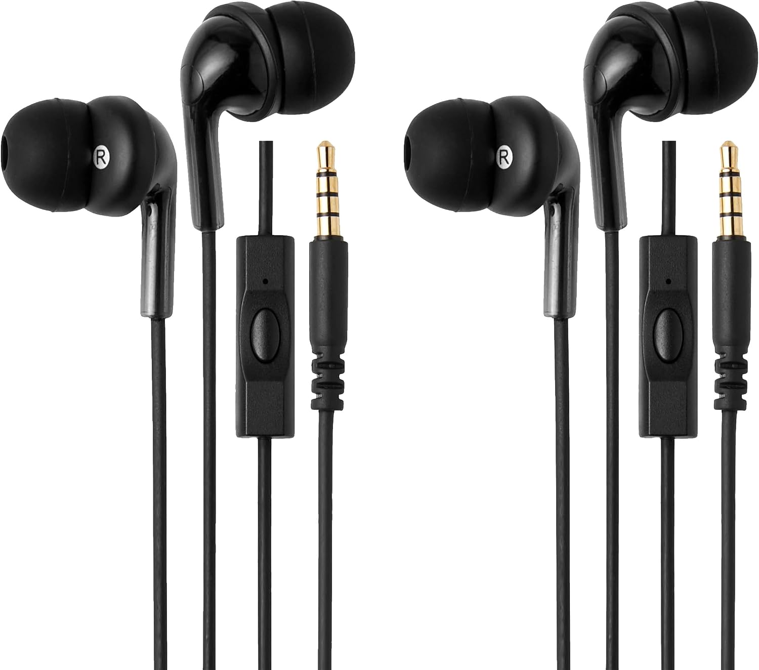 Avis d'Expert & Test Approfondi : Amazon Basics Lot de 2 Écouteurs Filaires ave (Amazon)